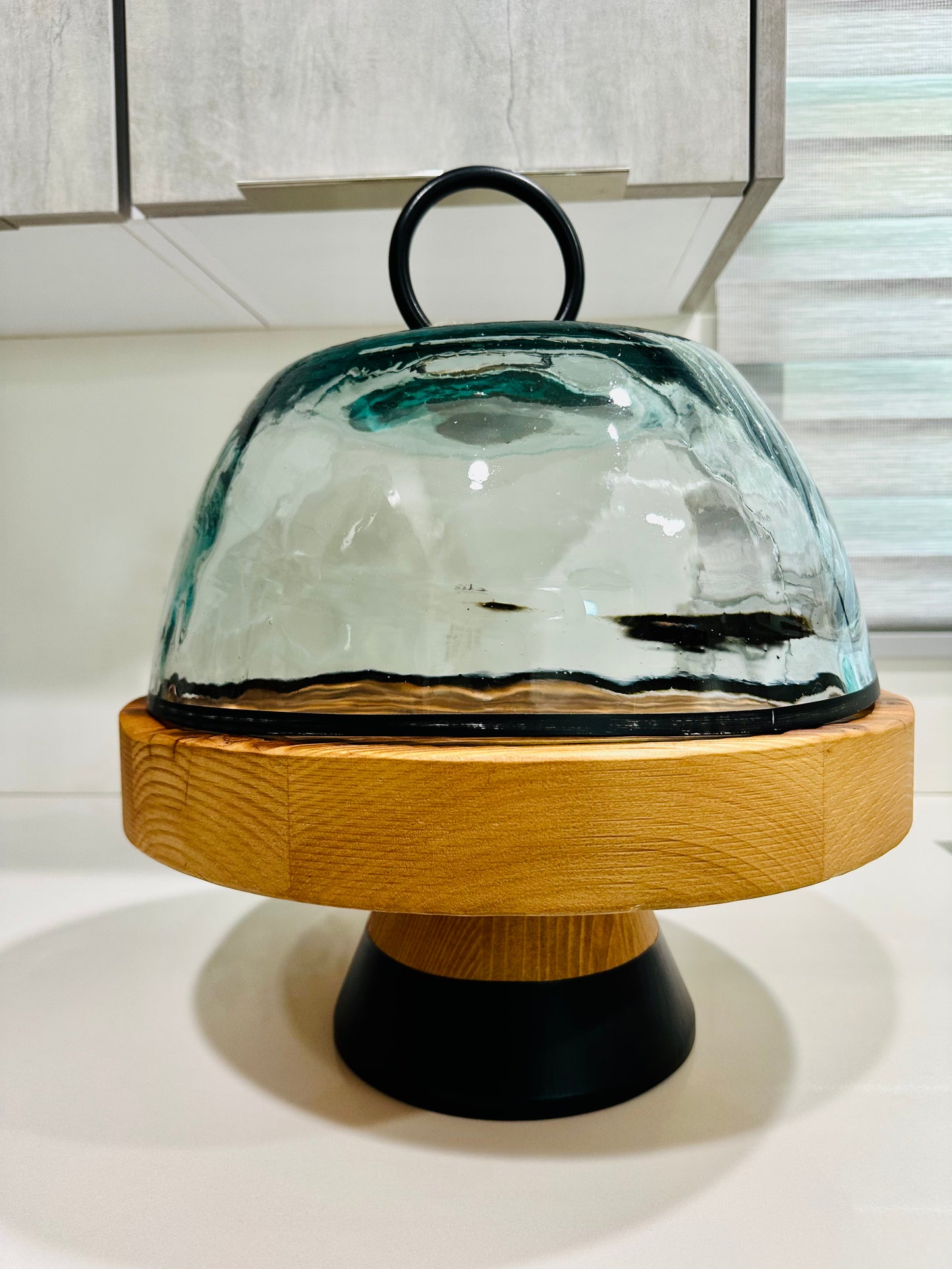 Black Mod Block Cake Stand